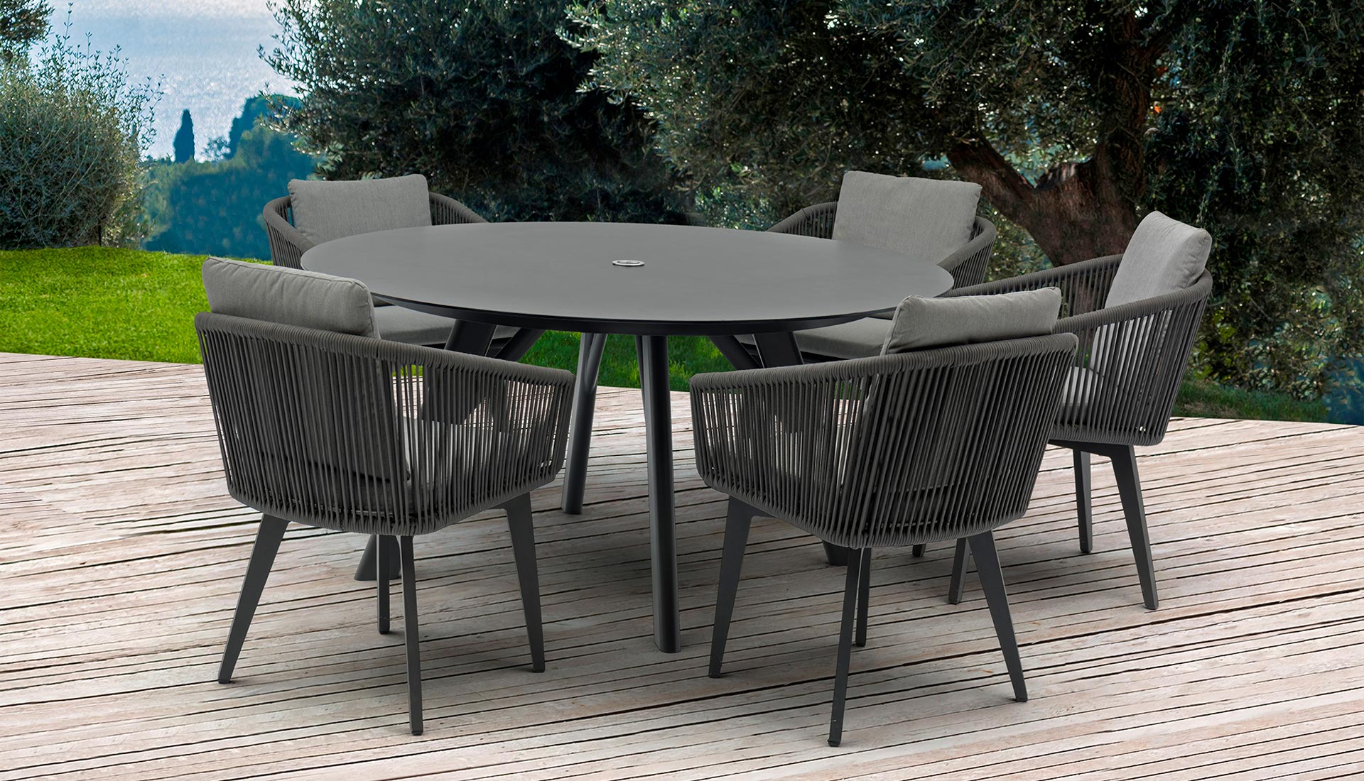 YES round dining table
